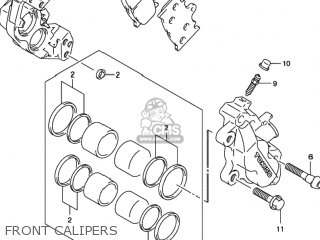 FRONT CALIPERS - GSXR750 2003 (K3) USA (E03)