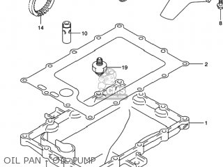 OIL PAN - OIL PUMP - GSXR750 2003 (K3) USA (E03)