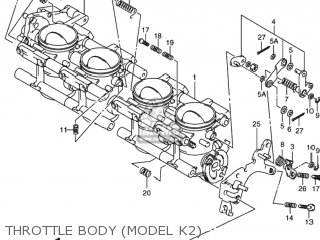 THROTTLE BODY (MODEL K2) - GSXR750 2003 (K3) USA (E03)