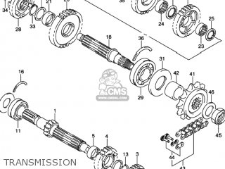 TRANSMISSION - GSXR750 2003 (K3) USA (E03)