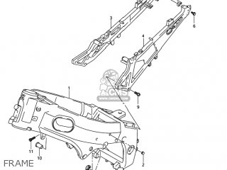 FRAME - GSXR750 2004 (K4) USA (E03)