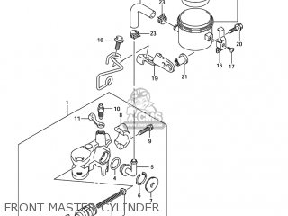 FRONT MASTER CYLINDER - GSXR750 2004 (K4) USA (E03)