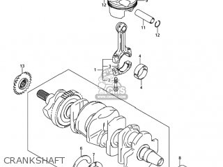 CRANKSHAFT - GSXR750 2005 (K5) USA (E03)