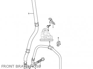 FRONT BRAKE HOSE - GSXR750 2005 (K5) USA (E03)