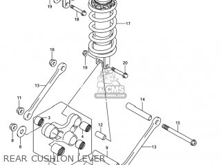REAR CUSHION LEVER - GSXR750 2005 (K5) USA (E03)