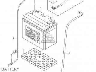 BATTERY - GSXR750 2006 (K6) USA (E03)