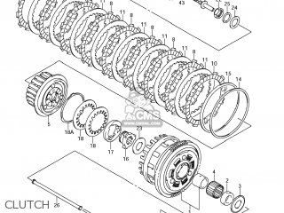 CLUTCH - GSXR750 2006 (K6) USA (E03)