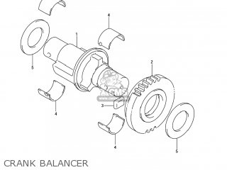 CRANK BALANCER - GSXR750 2006 (K6) USA (E03)