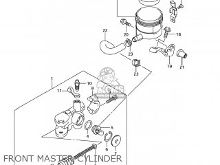 FRONT MASTER CYLINDER - GSXR750 2006 (K6) USA (E03)