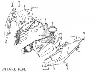 INTAKE PIPE - GSXR750 2006 (K6) USA (E03)