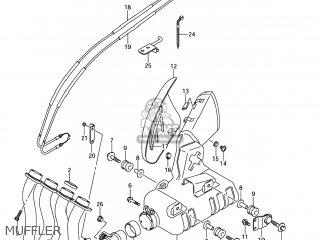 MUFFLER - GSXR750 2006 (K6) USA (E03)