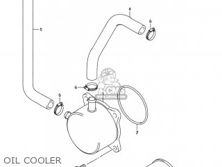 OIL COOLER - GSXR750 2006 (K6) USA (E03)