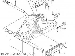 REAR SWINGING ARM - GSXR750 2006 (K6) USA (E03)