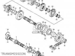 TRANSMISSION - GSXR750 2006 (K6) USA (E03)