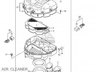 AIR CLEANER - GSXR750 2007 (K7) USA (E03)