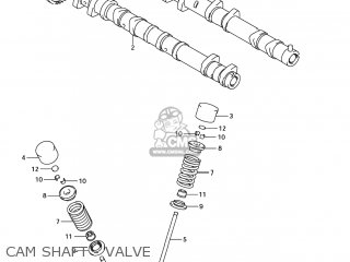 CAM SHAFT - VALVE - GSXR750 2007 (K7) USA (E03)