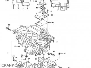 CRANKCASE - GSXR750 2007 (K7) USA (E03)