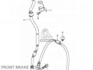 FRONT BRAKE HOSE - GSXR750 2007 (K7) USA (E03)