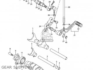 GEAR SHIFTING - GSXR750 2007 (K7) USA (E03)