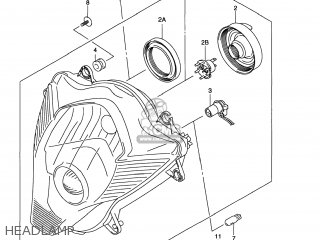 HEADLAMP - GSXR750 2007 (K7) USA (E03)