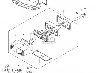 TAIL LAMP - GSXR750 2007 (K7) USA (E03)
