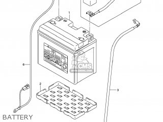 BATTERY - GSXR750 2008 (K8) USA (E03)