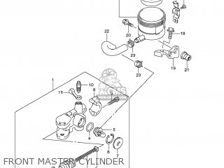 FRONT MASTER CYLINDER - GSXR750 2008 (K8) USA (E03)