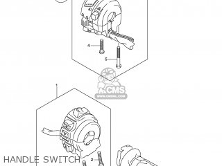HANDLE SWITCH - GSXR750 2008 (K8) USA (E03)