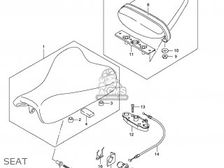 SEAT - GSXR750 2009 (K9) USA (E03)