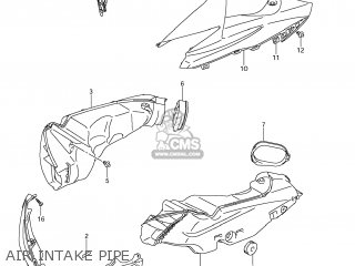 AIR INTAKE PIPE - GSXR750 2011 (L1) USA (E03)
