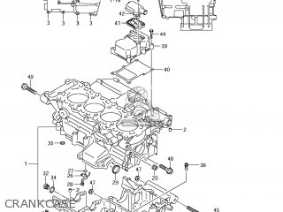 CRANKCASE - GSXR750 2011 (L1) USA (E03)