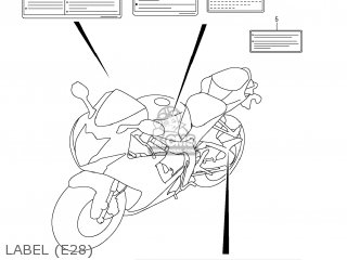 LABEL (E28) - GSXR750 2011 (L1) USA (E03)