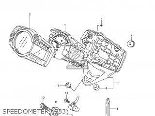 SPEEDOMETER (E33) - GSXR750 2011 (L1) USA (E03)