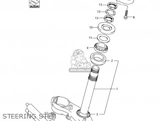 STEERING STEM - GSXR750 2011 (L1) USA (E03)