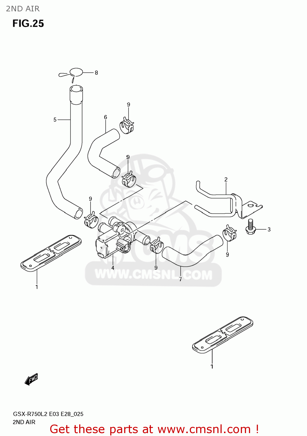 2ND AIR GSXR750 2012 (L2) USA (E03)