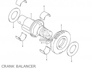 CRANK BALANCER - GSXR750 2012 (L2) USA (E03)