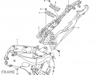 FRAME - GSXR750 2012 (L2) USA (E03)