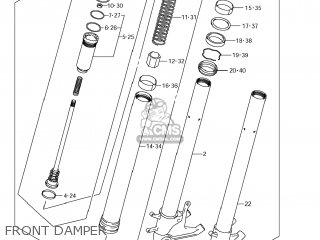 FRONT DAMPER - GSXR750 2012 (L2) USA (E03)