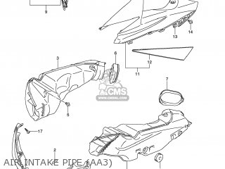 AIR INTAKE PIPE (AA3) - GSXR750 2013 (L3) USA (E03)