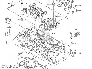 CYLINDER HEAD - GSXR750 2013 (L3) USA (E03)