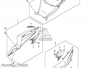 FRAME COVER - GSXR750 2013 (L3) USA (E03)