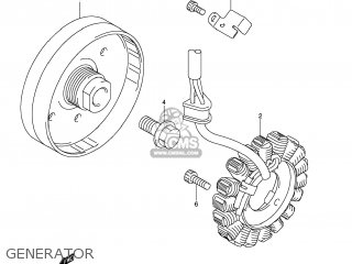 GENERATOR - GSXR750 2013 (L3) USA (E03)