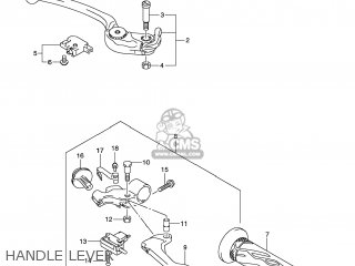 HANDLE LEVER - GSXR750 2013 (L3) USA (E03)
