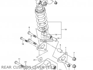 REAR CUSHION LEVER (E33) - GSXR750 2013 (L3) USA (E03)