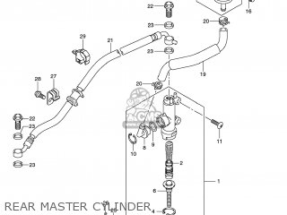 REAR MASTER CYLINDER - GSXR750 2013 (L3) USA (E03)