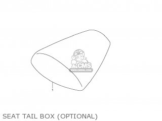 SEAT TAIL BOX (OPTIONAL) - GSXR750 2013 (L3) USA (E03)