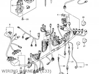 WIRING HARNESS (E33) - GSXR750 2013 (L3) USA (E03)