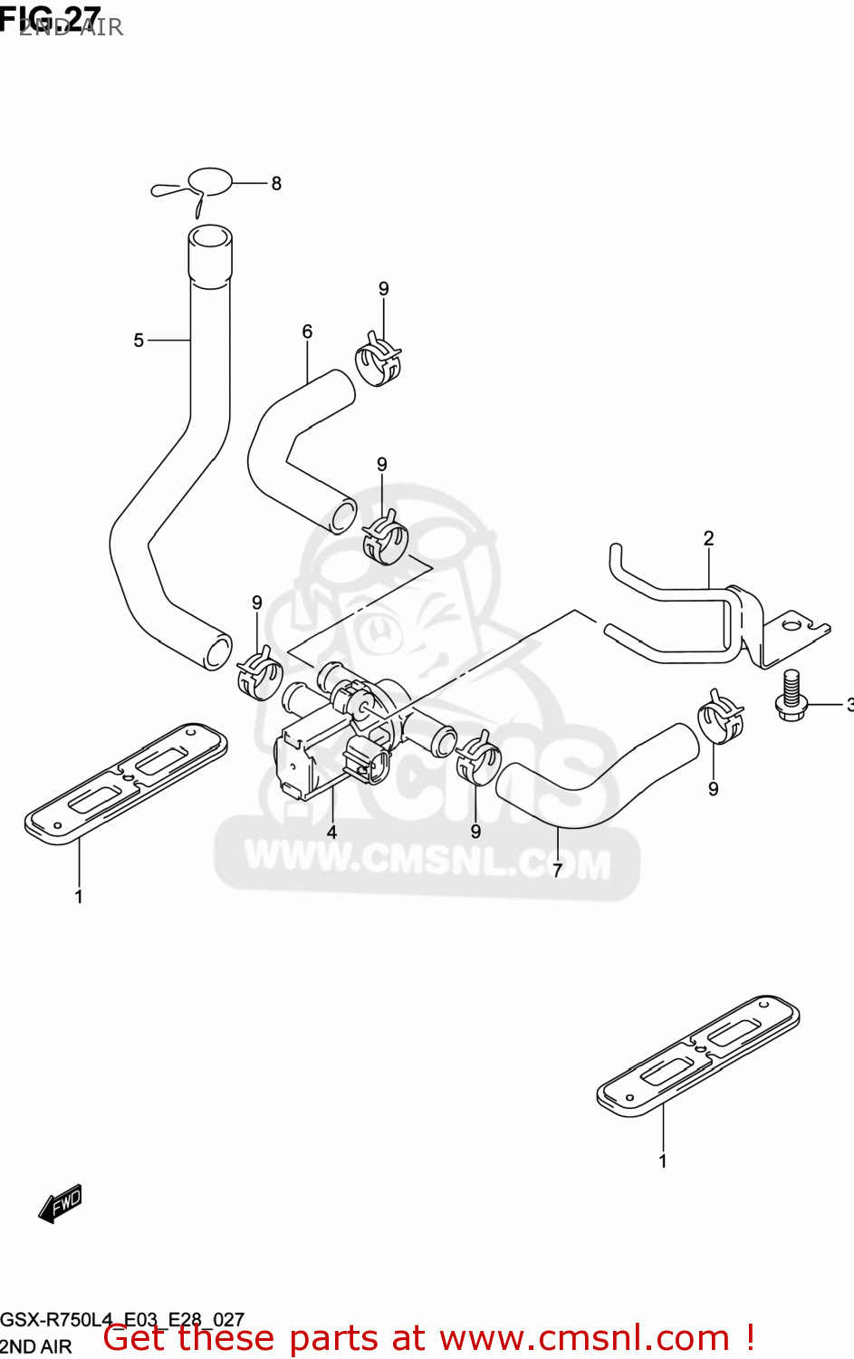 2ND AIR GSXR750 2014 (L4) USA (E03)