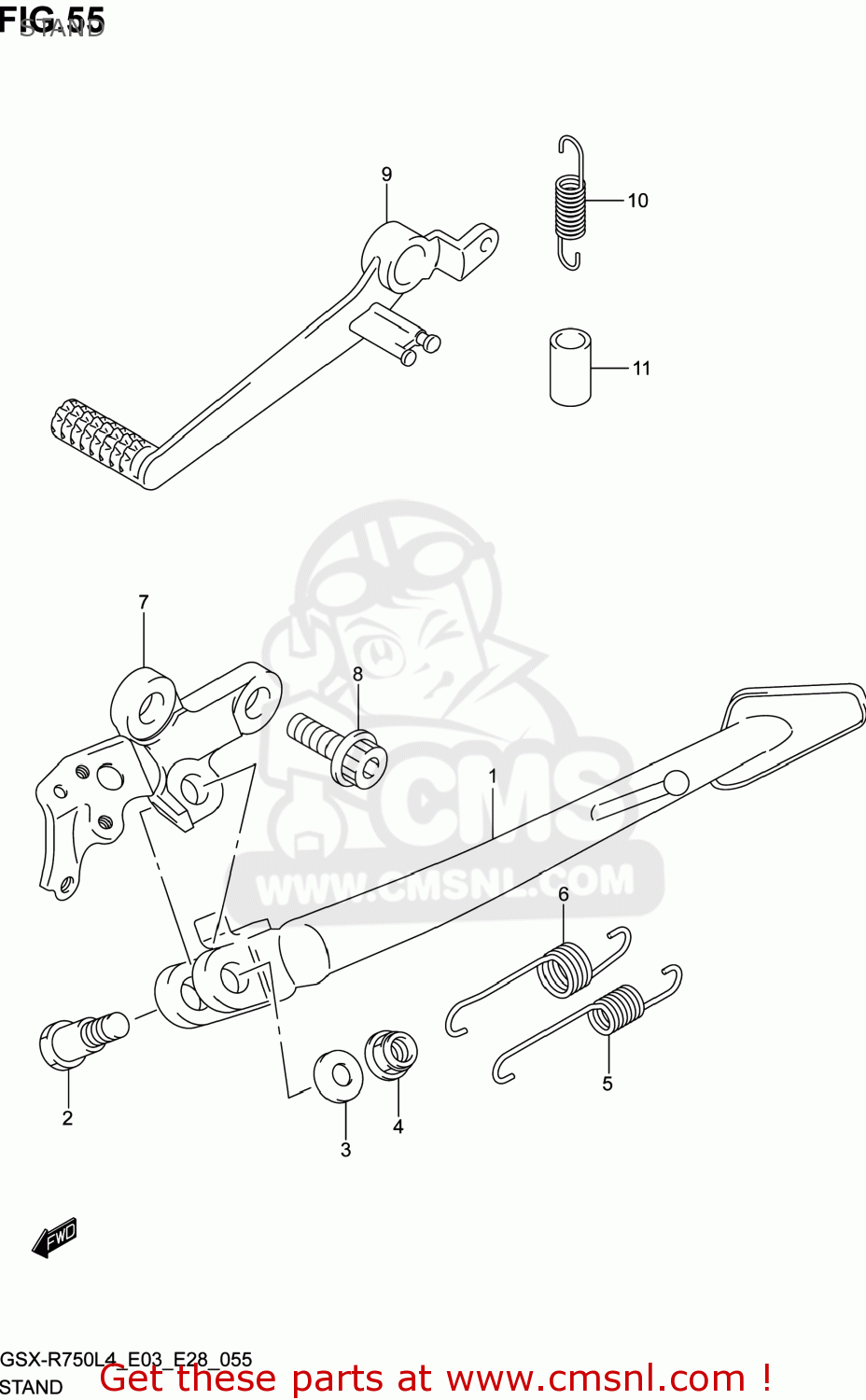 STAND GSXR750 2014 (L4) USA (E03)