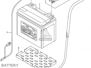 BATTERY - GSXR750 2014 (L4) USA (E03)